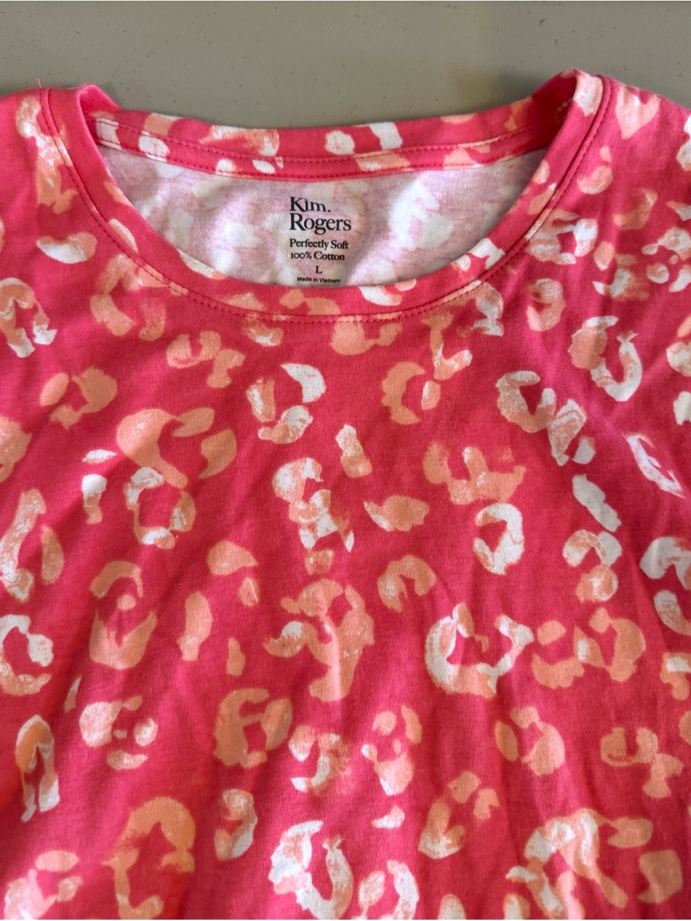 Lot of 3 Kim Rogers cotton shirts size Large Perfectly Soft short sleeve - Picture 9 of 10